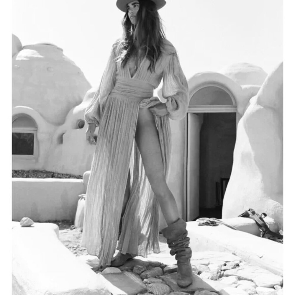 Jen's Pirate Booty Lapis Midi Dress Small - Picture 2 of 5